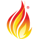 Logo standardu HL7 FHIR (płomień)